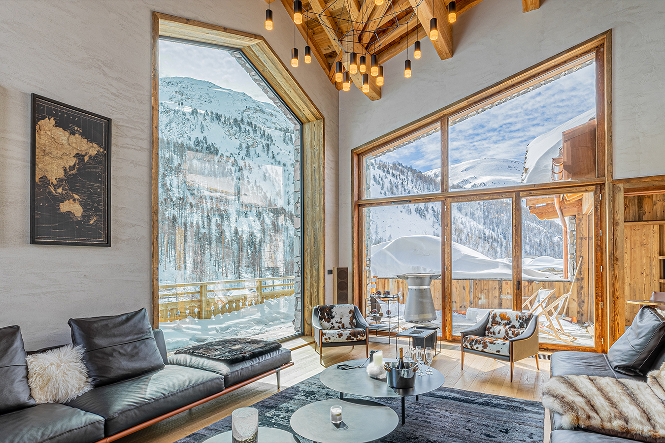 Photographe Immobilier chalet de luxe à Val d'Isère