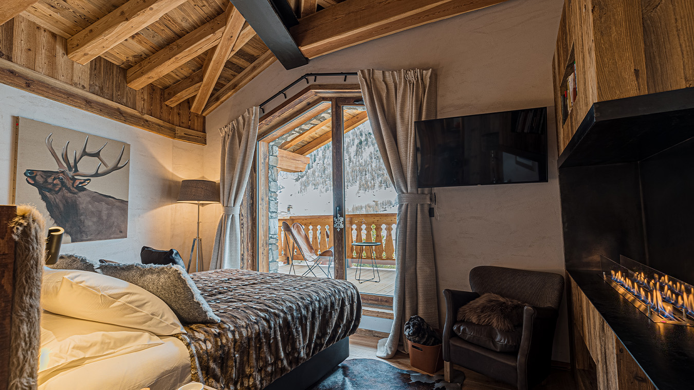 Reportage photo immobilier val d'isère chalet luxe 23